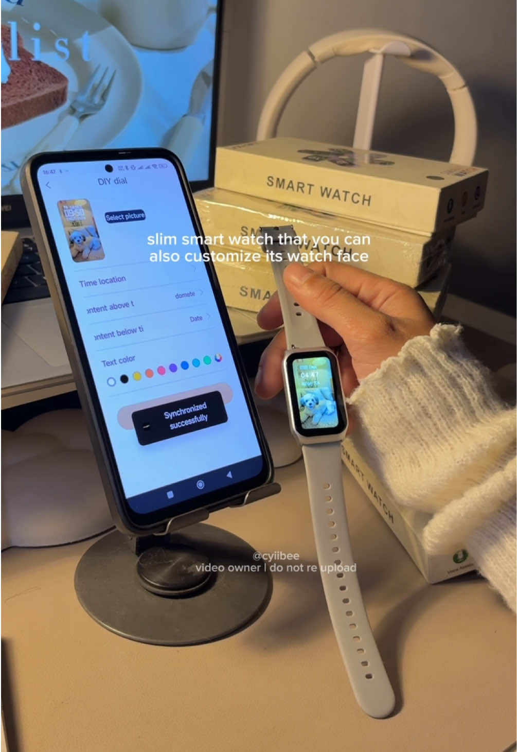 Smart bracelet watch ⌚️ #smartwatch #smartbracelet #slimsmartwatch #watch 