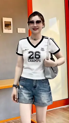 Áo số 26 chất liệu thun bozip#aothunnu #aocotim#aonu#hot#trending 