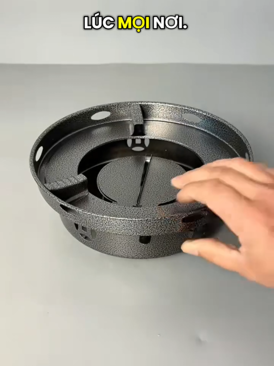 Bếp Cồn Mini Chắn Gió #sansaleonline  #giadungtienich 