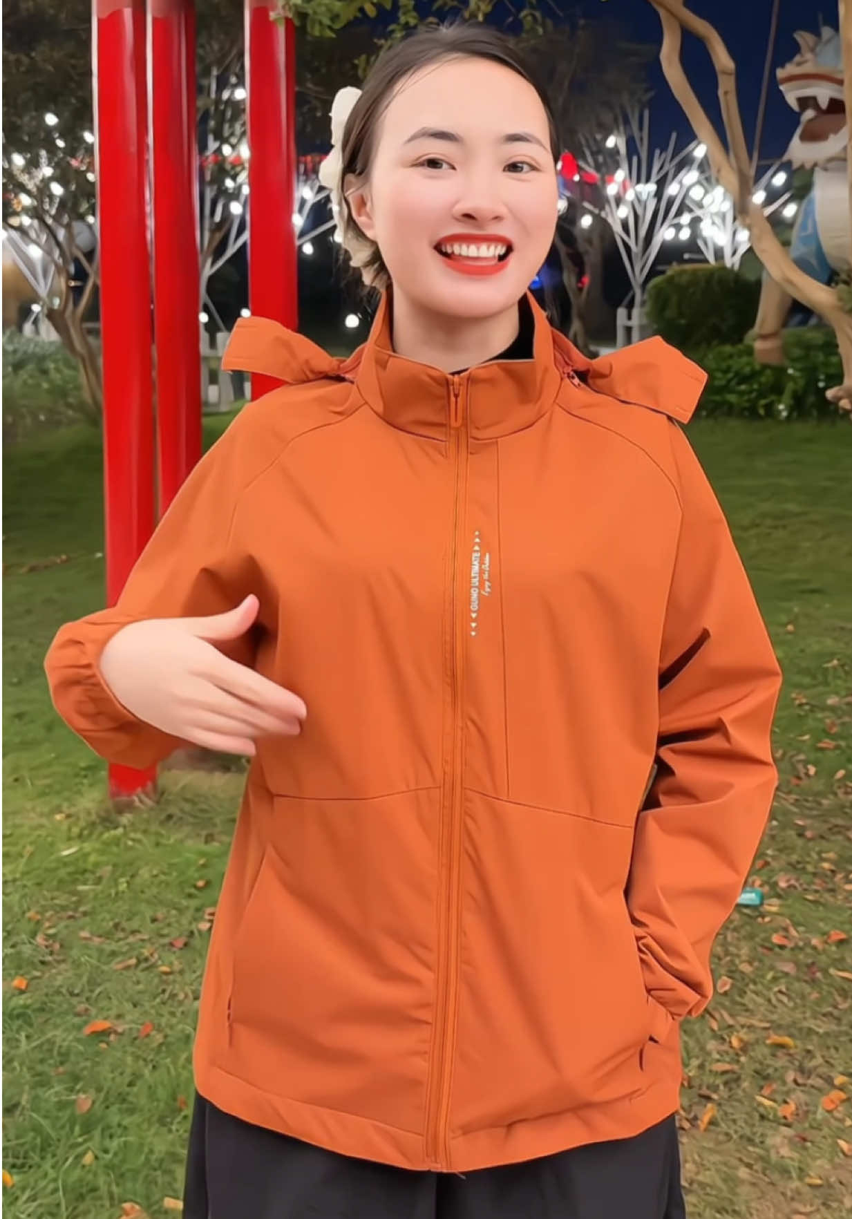 Khoác gió lót nỉ ấm 