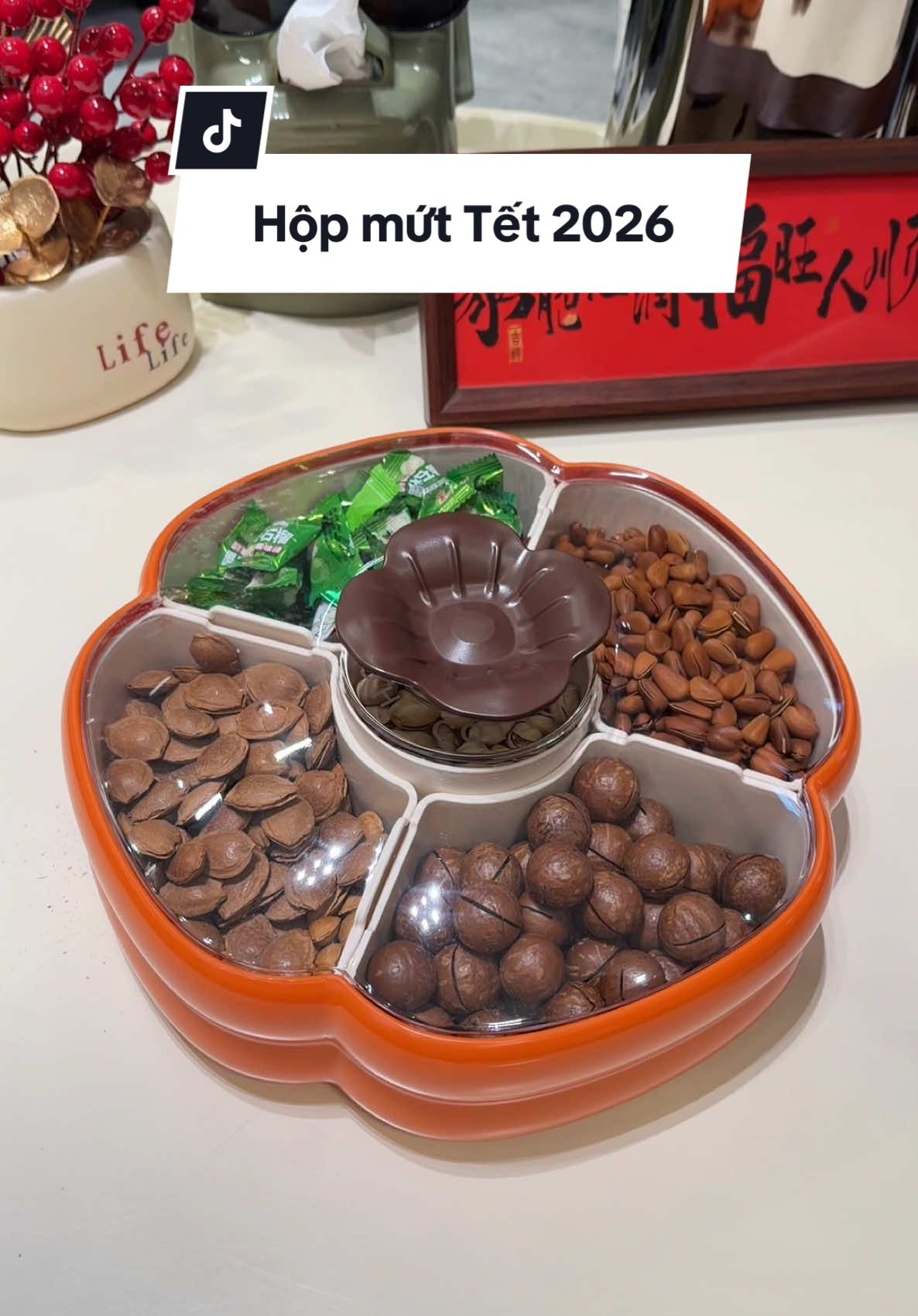 Khay đựng bánh kẹo hạt mứt Tết 2026 #khaydungbanhkeo #khaydungmuttet #tet2026 #decorsiuxinh 