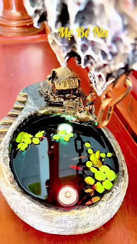 Chậu Đảo Bay trên trồng cây, dưới nuôi cá. Giúp mang lại cảm giác bình yên mỗi ngày. #bonsai #bonsaimini #caycanh#review #chaudaobay 