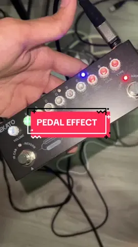 padu pedal effect ni, nak bawak pun senang👍🏻🔥 #pedaleffect #lekato #electricguitar #gitar