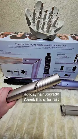 Hair styler set for smooth curls and fast drying in one tool. Check what’s showing for you right now and see why everyone loves this bundle. #HairStylingTools #SharkFlexStyle #HolidayGifts #BeautyMustHaves  @QVC, Inc 