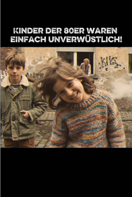 Kinder der 80er waren einfach unverwüstlich! #Lassunszurückgehen #nostalgie #kindheit