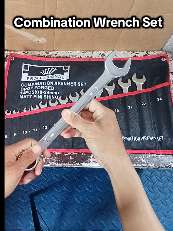 Combination Spanner Wrench Set. #combinationwrench #combinationwrenchset #combinationspanner #combinationspannerset #foryoupage 