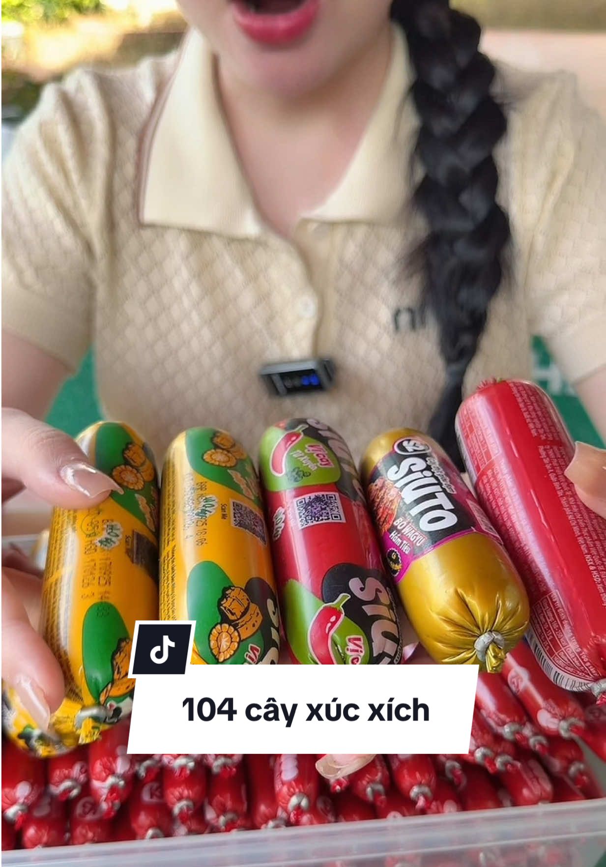 104 cây xúc xích #xucxich #doanvat #xuhuong #xucxichphomai  @Thủy Bi  @Thủy Bi  @Thủy Bi 