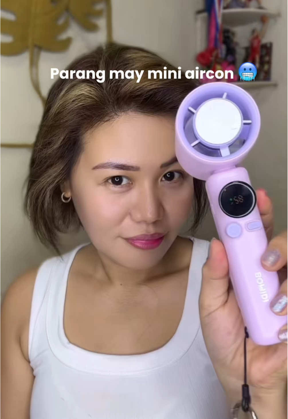 Parang may mini Aircon ❄️ BOMIDI MF01 Mini Fan @Bomidi  #bomidi #fan #MiniFan #BOMIDIFanmf01 #BOMIDIphilippines