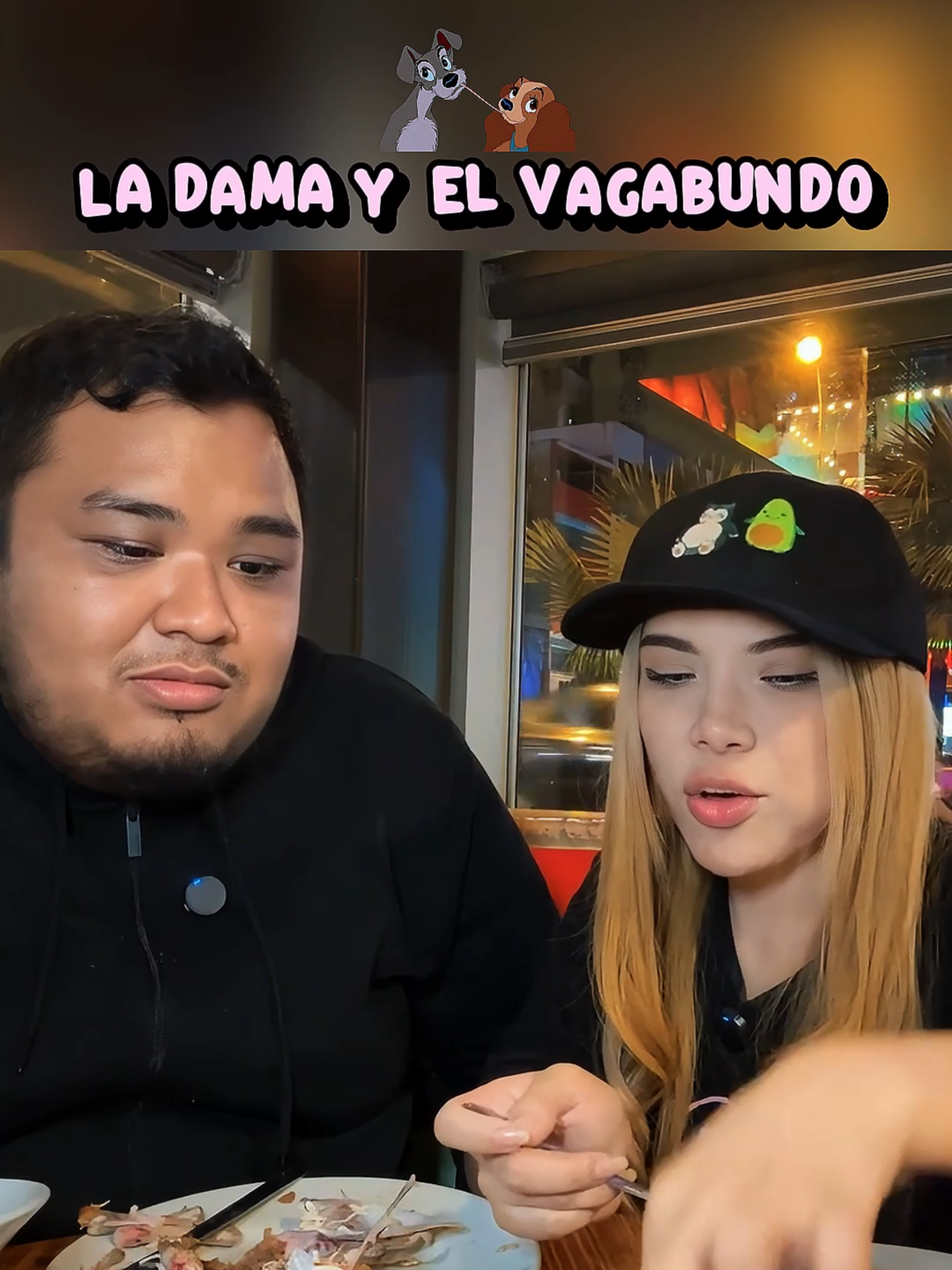 La dama y el vagabundo... 🥰 #sandraskins #smashdota #paratiii #kickperu #fyp #smashkins #humor #tiktok  @sandraskins @bryanfreddy