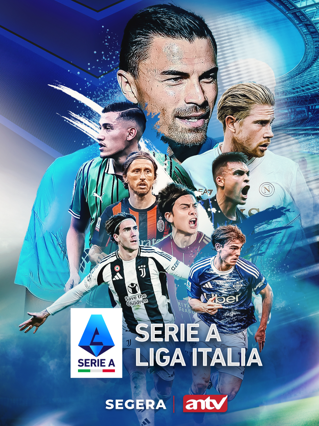 Panasnya Pertarungan Liga Italia Hadir di ANTV! 🔥 Derby penuh emosi, gol-gol spekatkuler, drama papan atas hingga kejutan tim kuda hitam — semua siap menggelegar! ⚽ SERIE A 📺 SEGERA di ANTV! Saatnya rebut momen, rasakan atmosfer stadion Italia dari ruang tamu kamu! Forza Serie A #SerieA #LigaItaliaANTV #ANTV #DerbyPanas #SepakbolaItalia #ForzaSerieA