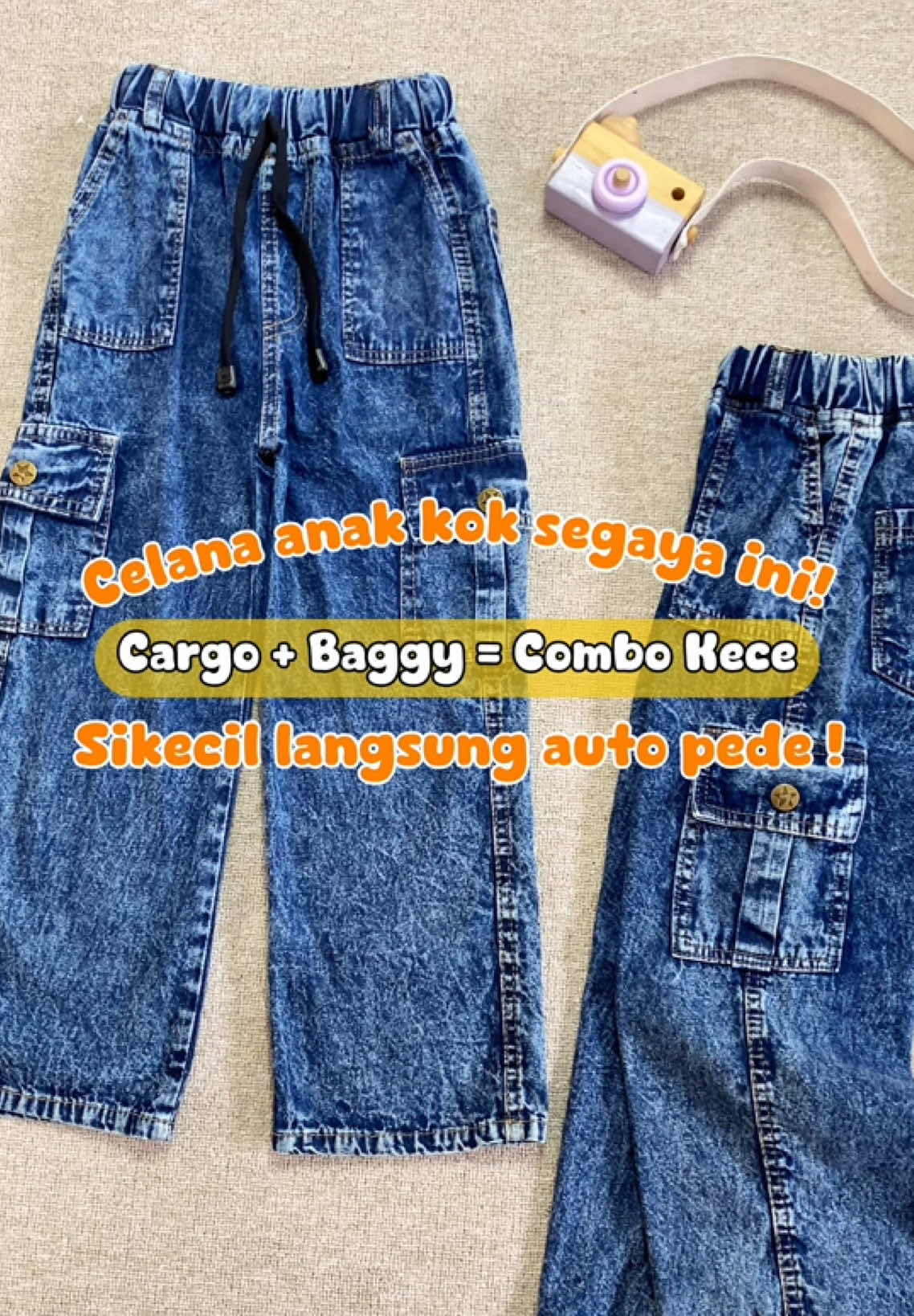 Celana Jeans Baggy Cargo Anak. Solusi tampil kece dengan harga yang merakyat tapi dapat kualitas celana yang super tepat🤩 #jeansanak #celanaanak #celanajeansanak #baggyjeans #cargoanak #celanacargoanak #celanaanakmurah 