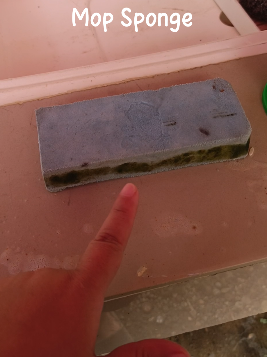 Ang eww naman nung isang sponge 😆  buti meron nang ganito  #sponge #mop #mopsponge #cleaning 