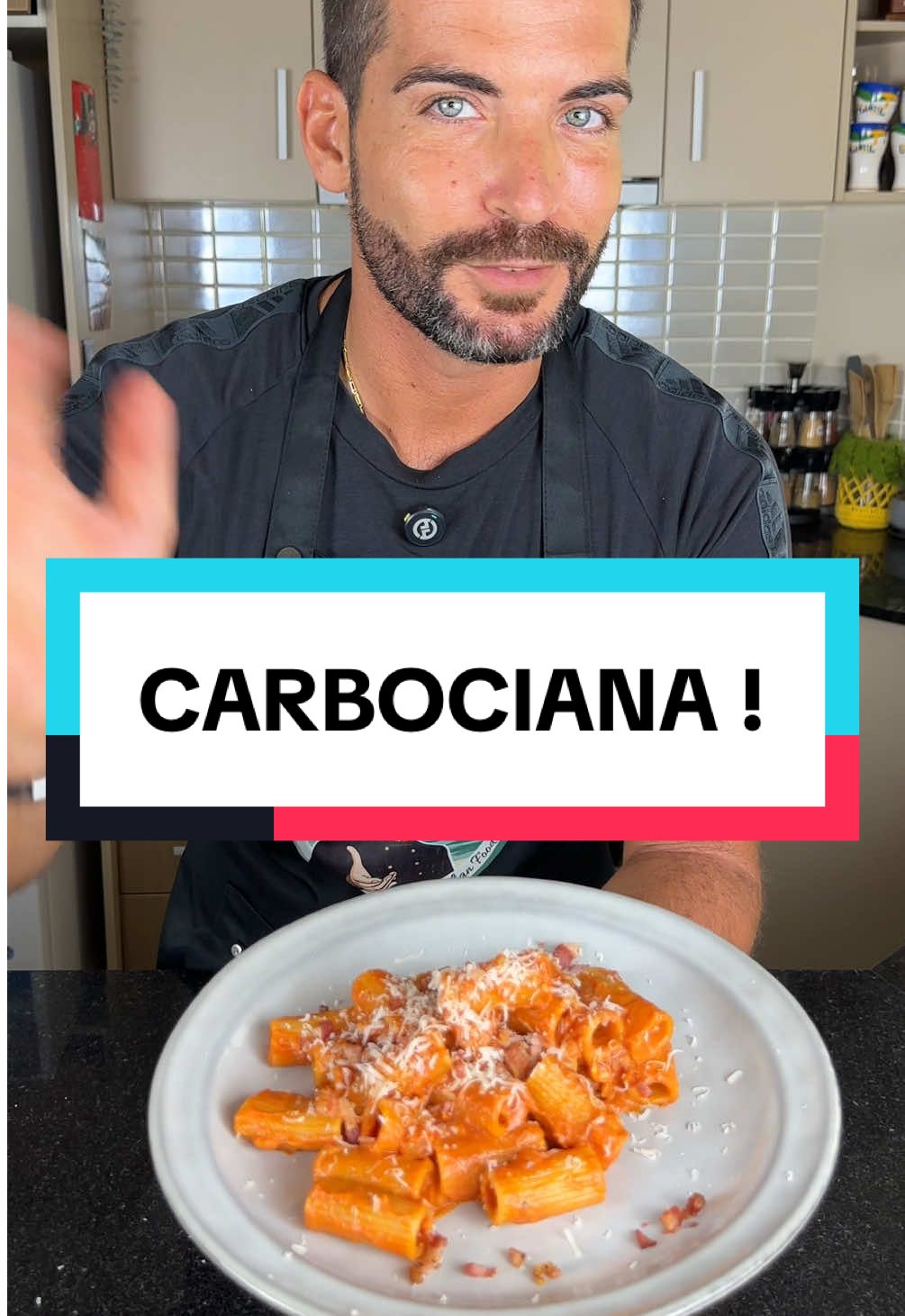 Carbociana Pasta | A Bold Fusion of Carbonara & Amatriciana If you enjoy my recipes and would like to support my channel, you can donate any amount on my Ko-fi page — every gesture truly helps me keep creating content 👉 ko-fi.com/cookingwithtucci Carbonara and Amatriciana are two giants of Roman cuisine — creamy, rich, peppery on one side, and bold, tomatoey and smoky on the other. Today we bring them together into one unforgettable dish: Carbociana. The result is a pasta that combines the silky texture of carbonara with the deep, slow-cooked flavour of amatriciana. Comforting, satisfying and absolutely addictive. ⸻ What I Used (2 portions): • 220 g rigatoni — 8 oz • 150 g pancetta or guanciale — 5.3 oz • 40 g Parmigiano or Pecorino — 1.4 oz • 2 egg yolks • 4 g black pepper — 0.14 oz (about 1 tsp) • 600 ml passata — 2 1/2 cups • 1/2 onion, finely diced • Salt • A splash of pasta water ⸻ How to Make It: Dice the onion very finely and slice the pancetta or guanciale into thick strips. Place the pancetta in a cold pan and let it slowly “sweat” until golden and crunchy. Remove the pancetta but keep all the rendered fat inside the pan. Add the diced onion into the fat and cook until soft and transparent. Pour in the passata, add pepper, salt and a splash of water. Simmer for about 10 minutes until the sauce becomes dense and flavourful. Once the sauce is ready, add back the pancetta and your al dente rigatoni. Cook together for 1–2 minutes. In a bowl whisk the egg yolks with the cheese. Turn off the heat, add the egg–cheese mixture to the pasta along with a touch of pasta water, and gently mix until creamy. Serve in a bowl and finish with extra pancetta and cheese on top. Enjoy your Carbociana. ⸻ Find more traditional Italian-inspired recipes at www.cookingwithtucci.com #cookingwithtucci #italianfood #carbonara #amatriciana #pasta 