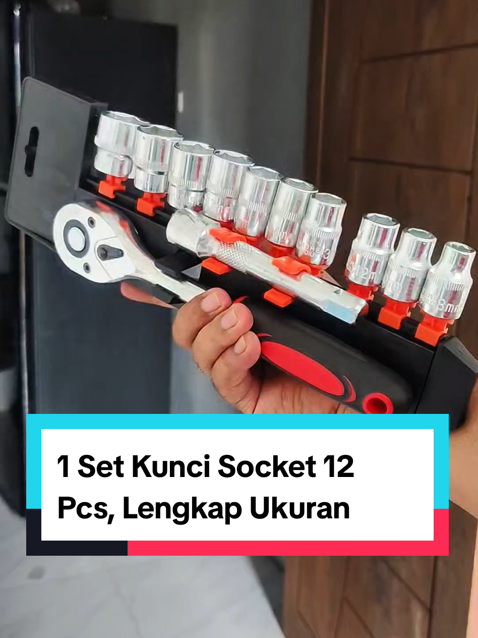 1 Set Kunci Socket 12 Pcs, Lengkap Ukuran 8 Sampai 24, Bisa Putar Kiri Kanan  #kuncisocket #kuncisok #kuncisokviral #kuncilengkap #kuncisocketmultifungsi 
