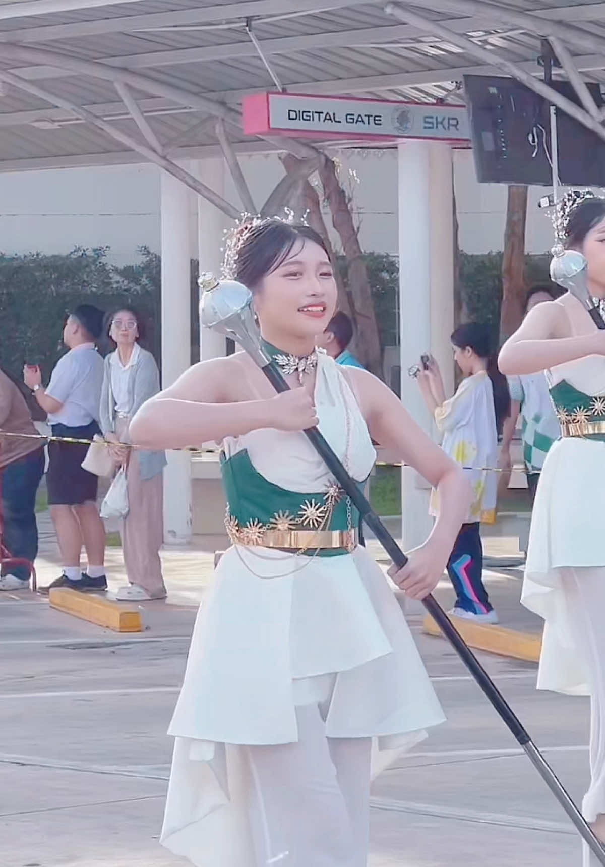 เจ้อิ๋งอิ๋งของแม่…จากนักร้องโรงเรียนสู่คฑากรประจำสวนมรกต💚 #กีฬาสีสวนฯรังสิต #กีฬาสี68 