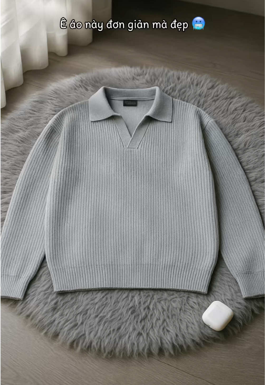 DAVUBA I Áo thun tăm cổ V trụ #sweater #xuhuong #davuba 