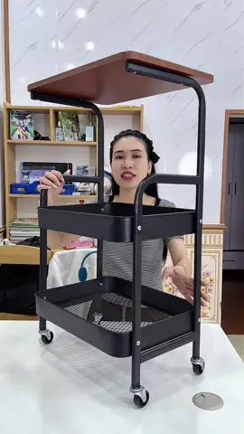 Bền, rẻ lại đẹp là kệ 3 tầng có bánh xe đa năng này nha #nhung1m45 #ke3tangcobanhxe #decorphong #decorphongkhach #kedanang3tang 