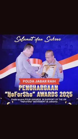 Alhamdulillah Polda Jabar mendapat penghargaan 