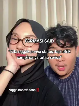 udah tau tanpa status, kok minta putus🚨🤙🏻#farmasi #farmasistudent #katakata #fyp #itsmazivo 