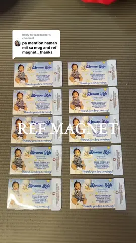 Replying to @lizapagador #refmagnet #souvenirideas #baptismsouvenir #birthdaysouvenir 