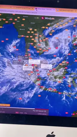 Lần đầu tiên ghi nhận của Khí Tượng Việt Nam bão từ Ấn Độ Dương đi vào Biển Đông nước ta#baonhietdoi #baoso15 #thientai #senyar #koto 