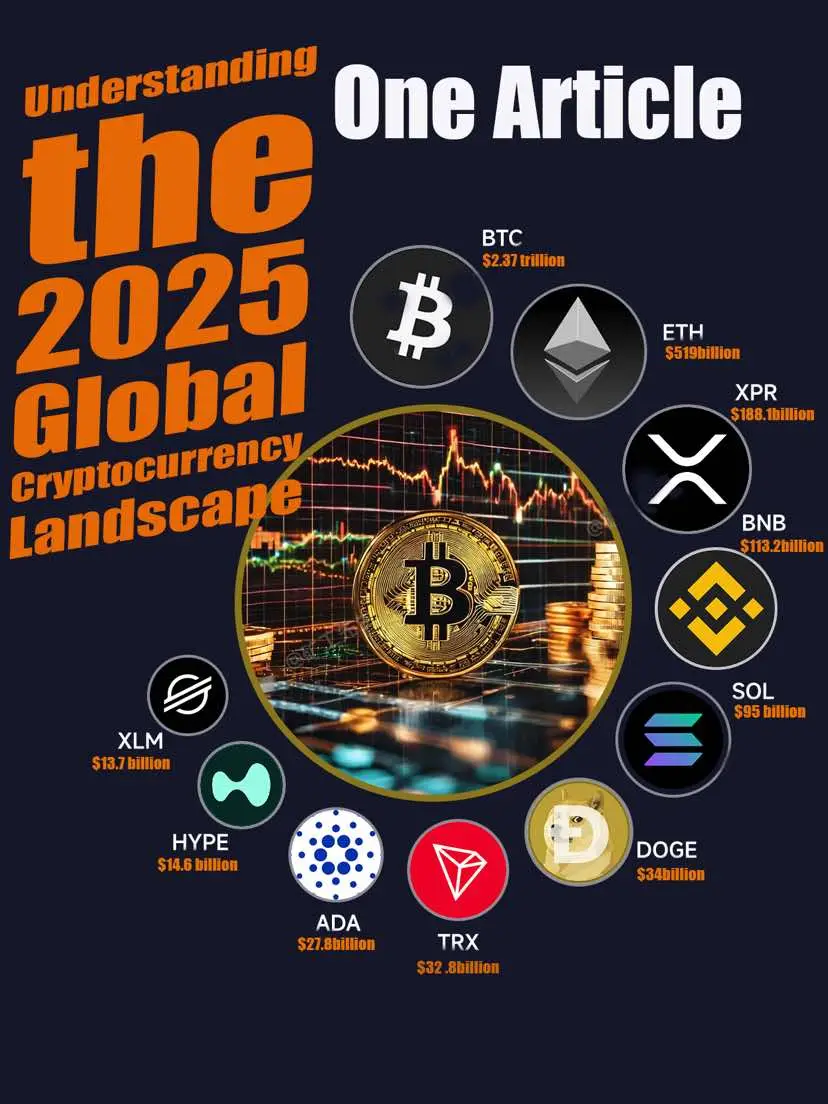 2025 GLOBAL CRYPTOCURRENCY LANDSCAPE 🫨👀#cryptocurrency #bitcoin #ethereum #dogecoin #bnb 
