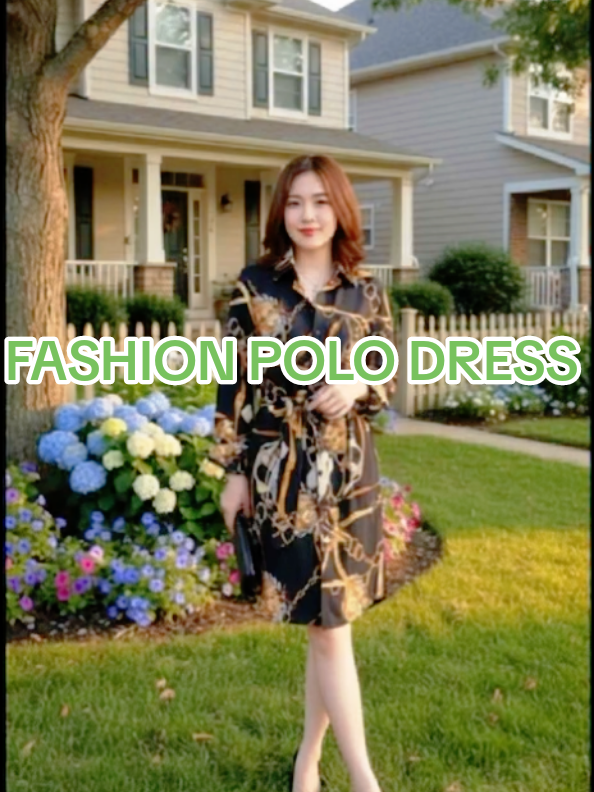 fashion polo dress for women #fashionabledress #dress #polodress #dresstoimpress #womensfashion 