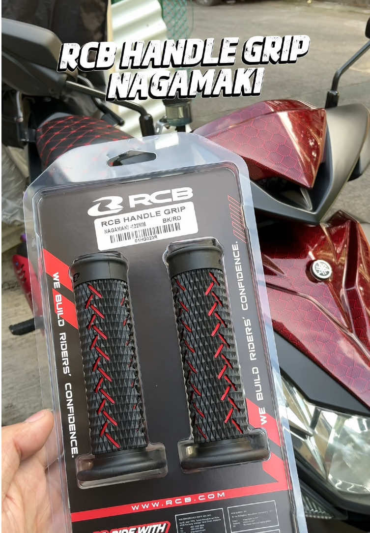RCB Handle Grip!!!  Ay dagdag pogi sa mga MC nyo🛵💨 #miomxi125 #motorcycle #racingboy #motorcycleaccessories 