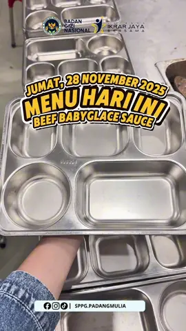 Menu Hari Ini beef babyglace sauce #mbg #sppg #bgn #dapurss #sppgpadangmulia
