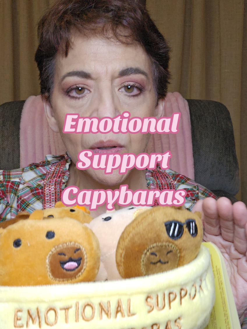 Cuteness overload alert!  These are 5 ultra soft capybara plushies with a portable basket.  They are designed to bring you joy, lessen stress, & just perk up the room.  This is a great gift for collectors, or even cute desk decor. #capybara #plushies #softtoys #comfortplushie #tiktokshopcreatorpicks 
