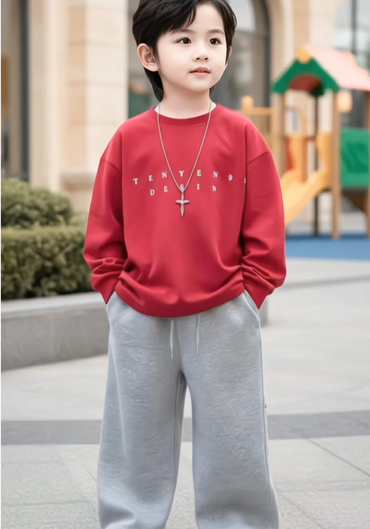 Quần nỉ ống rộng bé trai đẹp lắm các mom ơi #quanaotreem #thoitrangchobe #quannibetrai #quannichobe 