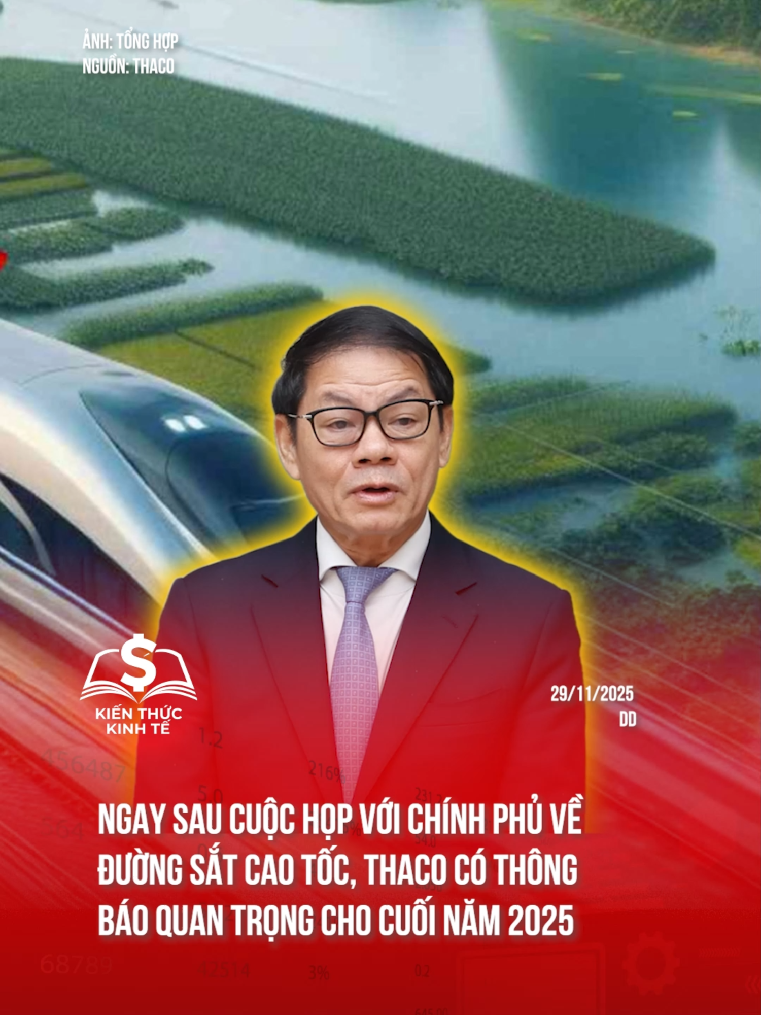 Ngay sau cuộc họp với Chính phủ về đường sắt cao tốc, THACO có thông báo quan trọng cho cuối năm 2025 #kienthuckinhte #tiktoknews #duongsatvietnam #thaco