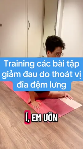 Training cho bệnh nhân thoát vị đĩa đệm cột sống thắt lưng #phụchồichứcnăngtạinhà #phuchoichucnang #chuabenhtainha #cộtsống #coxuongkhop 