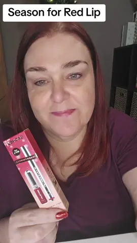 It's definitely the season for a Red Lip. This stain and gloss combination is stunning on and very festive! #sacheu #lip #lipstain #blackfriday #tiktokmademebuyit 