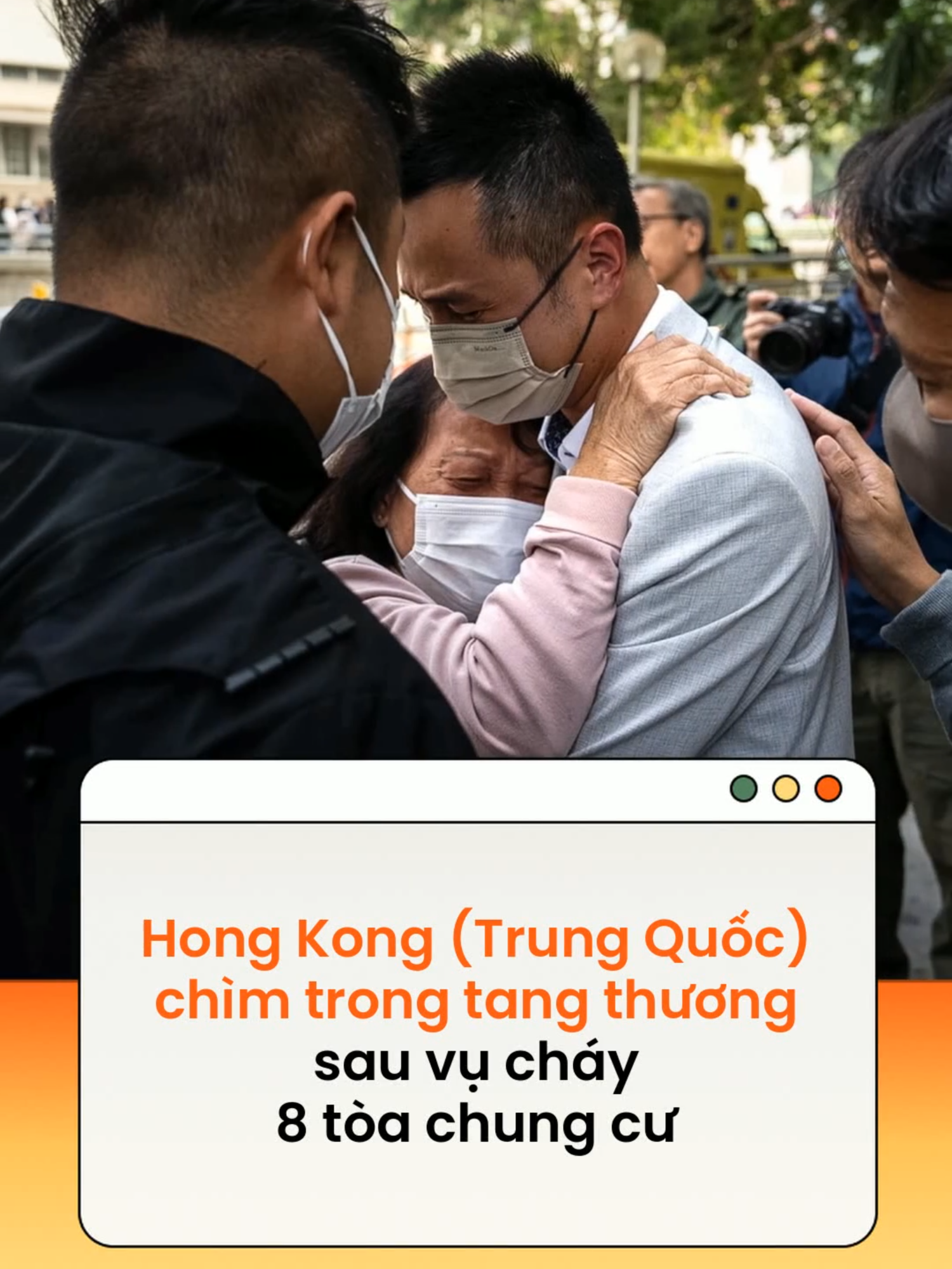 Hàng chục gia đình xếp hàng, bật khóc nghẹn ngào khi nhận diện t.h.i t.h.ể người thân sau vụ cháy 8 toà chung cư #news #amm  Theo Đời sống pháp luật Nguồn: SCMP