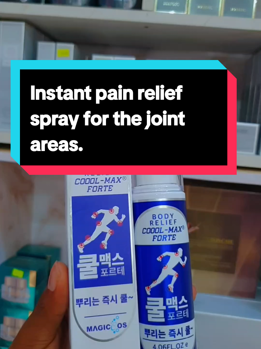 A cooling spray that relieves the body from pain .Areas like the knee,wrist,ankle, neck and other parts of the body . Provides a very good cooling effect on areas for an instant relief. Available at tillies avenue for grabs. #skincare #viral #beauty #painrelief #jointpain 