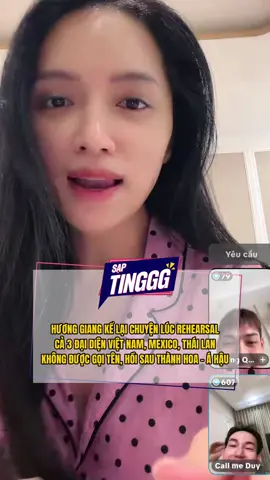 Hương Giang kể lại chuyện rehearsal cho chung kết Miss Universe 2025 #SapTinggg #MeowEntertainment #TikTokGiaiTri #HuongGiang #MissUniverse2025