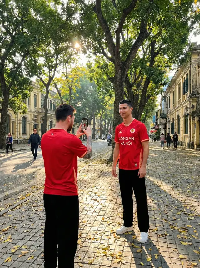 Không còn nắng nóng gay gắt, Hà Nội vào thu, nắng nhẹ nhàng, dịu dàng hơn với bầu trời xanh ngắt, lãng đãng mây trôi. Khắp các ngả phố, gió se thổi lướt qua mang lại cảm giác thoải mái, dễ chịu. Sóng nước hồ Gươm xanh ngắt, dập dềnh theo gió dưới bầu trời xanh vời vợi. Trong nhịp sống có phần chậm rãi vào thu, Tháp Rùa giữa hồ Gươm càng toát lên vẻ im lìm, cổ kính. #ronaldo #messi #hanoi 