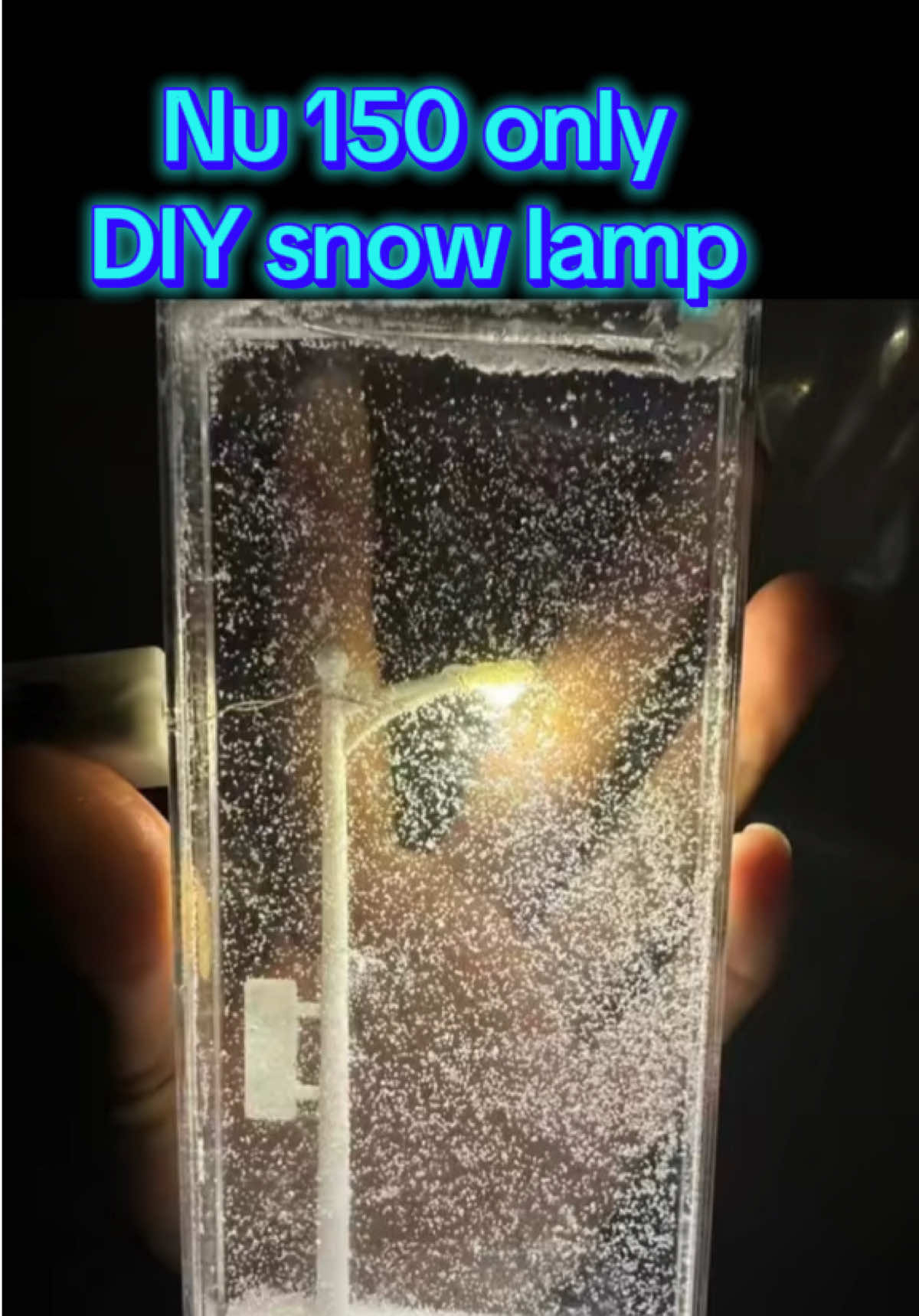 Nu.150 only - DIY SNOW LAMP (youtube has al the DIY videos) make videos and go viral) #thimpubhutan🇧🇹 #snowlamp #snowman #snowwhite 