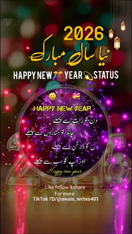 advance happy new year Mubarak ho 😘🎊😃2026 #dontunderreviewmyvideotiktok #1millionaudition #viewsproblem #800k #foryou 