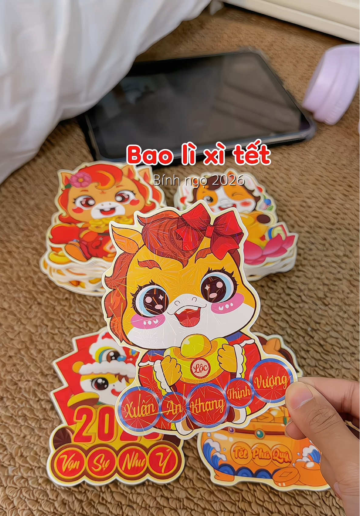 Nôn tết quá 🧧🧣 #baolixi #lixitet #lixi #lixichibi #tet2026 