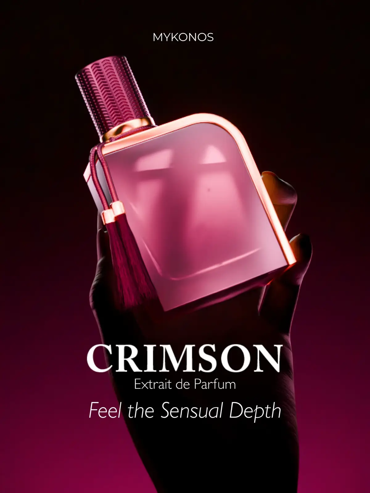 Sekilas tentang CRIMSON punya notes yang Unik dari Poached Peach Crème dan Cherry Nectar, yang bikin wanginya fruity, sensual, warm.... Kamu penasaran pengen sniff langsung ga sih?👀 #mykonosperfume #crimson 