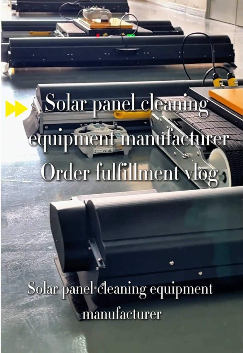 Daily delivery of photovoltaic power station cleaning robots#solar #solarpanel #solarcleaning #solarclean #solarsystem #photovoltaic #robot #machinery 