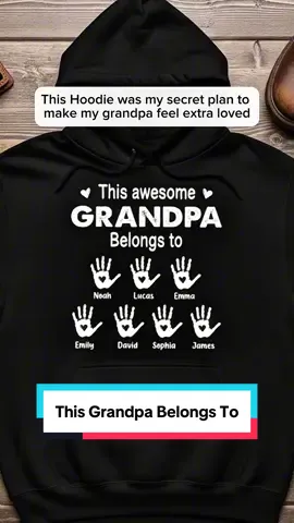 “The best grandpa just got even more awesome 💙”  #macorner #grandpagift #familylove #giftideas #proudgrandkid 