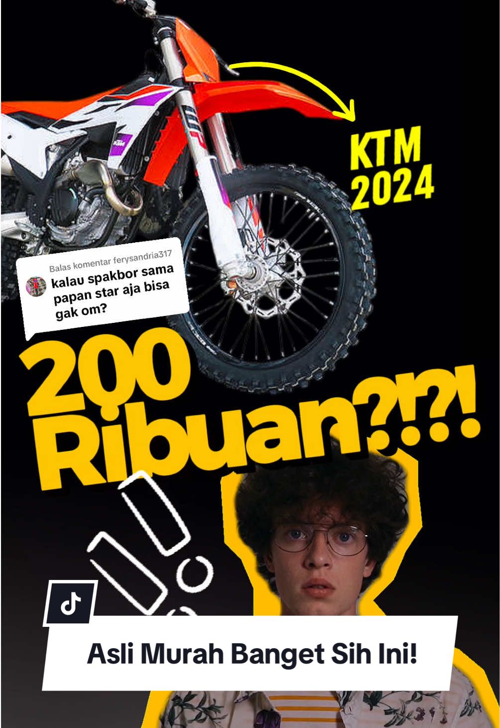 Membalas @ferysandria317 Buat yang bodypart KTM bagian depannya pecah, atau buat kalian yang punya RBT wajib banget nonton video yang satu ini! Karena dengan merk Mo Power, ini beneran murah banget sih harganya! 😵🤯 #fyp #motortrail #trailadventureindonesia #ktm #ktmmuser 