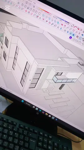 Next Modeling in Sketch up is a four Bedroom Self Contained.. Ready to be built on a 40x45 Plot of Land ..Accra - Ghana #trends #different 