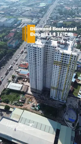 Diamond Boulevard: Căn hộ mặt tiền quốc lộ 13, cách Aeon Mall 700m. Đơn giá chỉ 1.4 tỷ/căn - thanh toán 10% ký HĐMB ngay. #diamondboulevard #aeonmallbinhduong #diamondboulevardbinhduong #canhothuanan #canhoquoclo13 