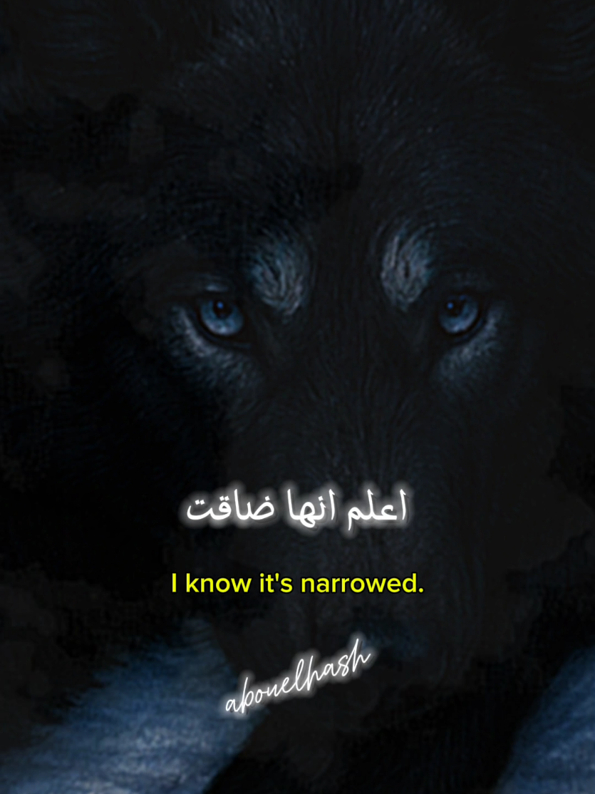 اعلم انها ضاقت واسحكمت حلقاتها  #creatorsearchinsights  #اقتباسات #خواطر #كلمات #foryou 