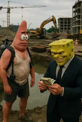 Sandy Cheeks abandoned Patrick and his daughter#spongebob #patrick #sandycheeks #fyp #tiktok 