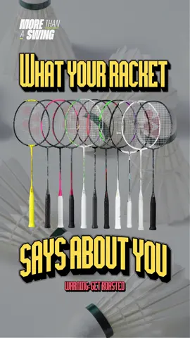 This might be the most accurate badminton roast ever. Swipe to see what your racket says about you -  and tag someone who needs to see slide 3. 😂🔥 #badminton #badmintonlovers #racket 